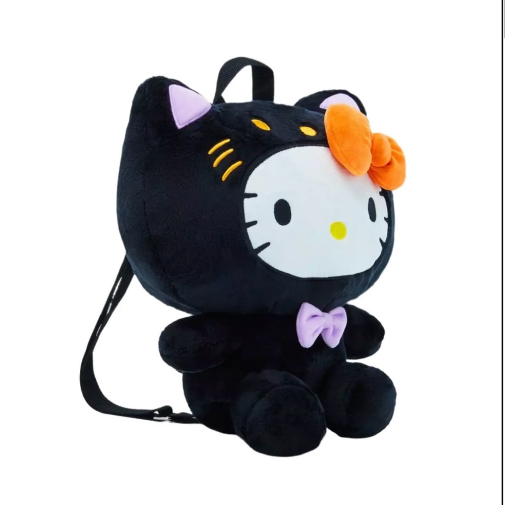Hello Kitty Halloween Cat Plush Backpack NWT​